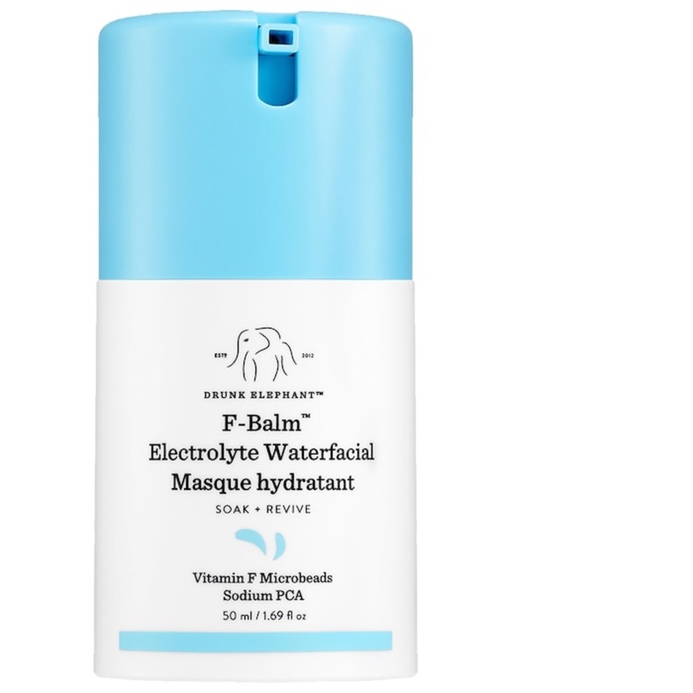 Drunk Elephant F-Balm Electrolyte Waterfacial Masque Hydrant. Exp 12M